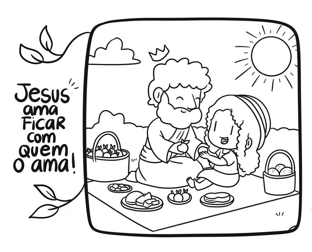 Livro de Colorir - Dia a dia com Jesus