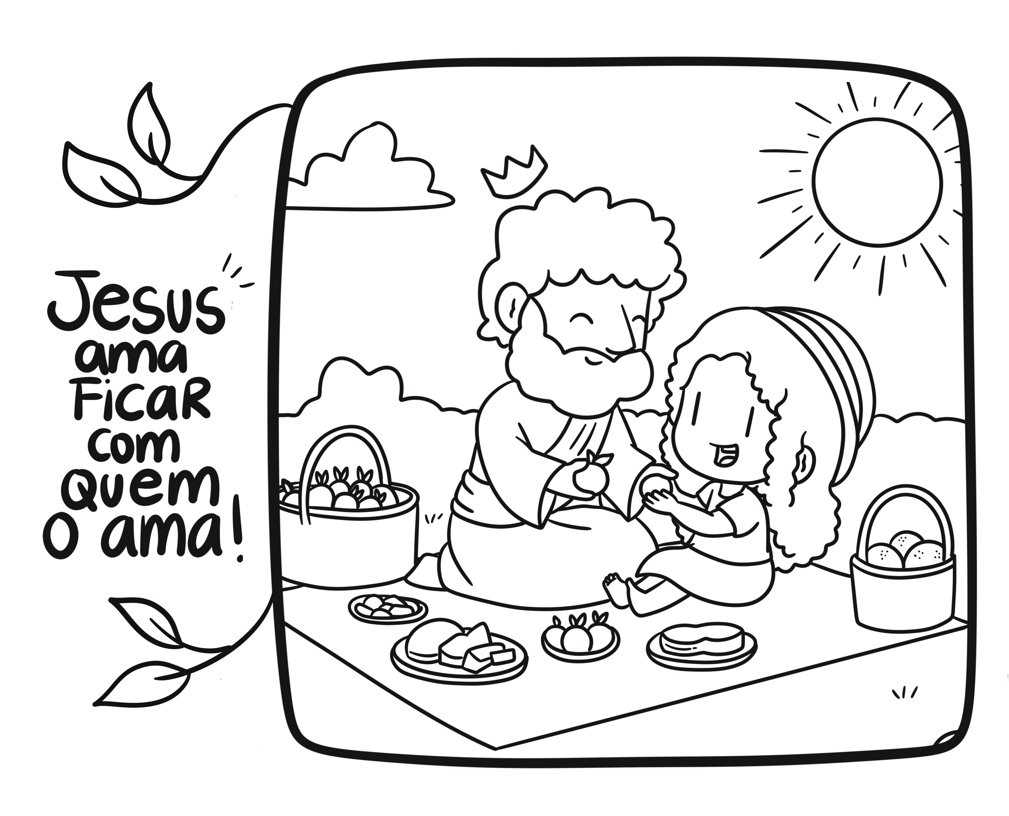 Livro de Colorir - Dia a dia com Jesus